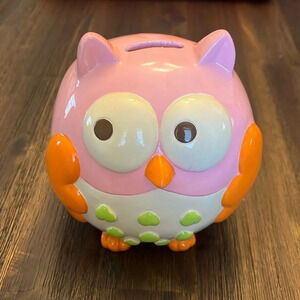 Owl 6.5” Ceramic Piggy Bank by Target Retro Room Decor